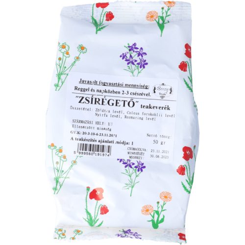 Zsírégető tea 50g (Gyógyfű)