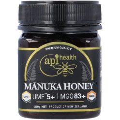   Manukaméz UMF 5+ (≥MGO 83), 250g, (Apihealth - Új-Zéland)