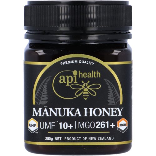 Manukaméz UMF 10+ (≥MGO 261), 250g, (Apihealth - Új-Zéland)