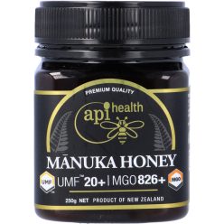   Manukaméz UMF 20+ (≥ MGO 826), 250g, (Apihealth - Új-Zéland)