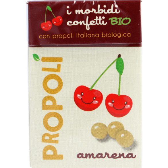 Propoliszos cseresznyés cukorka (Propoli), bio, 30g (Kontak)