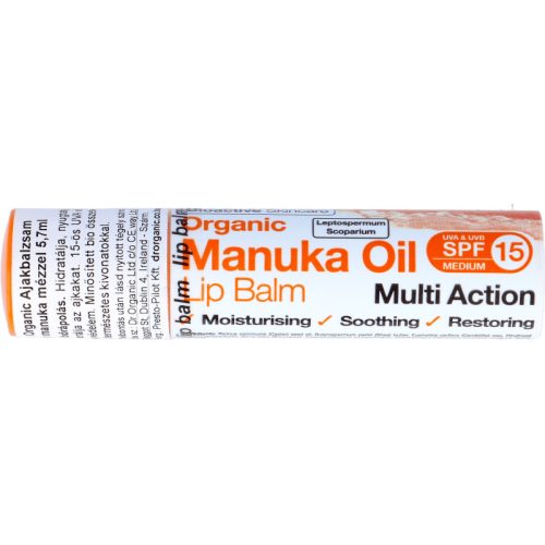 Dr Organic bio MANUKA mézes ajakbalzsam 5,7ml