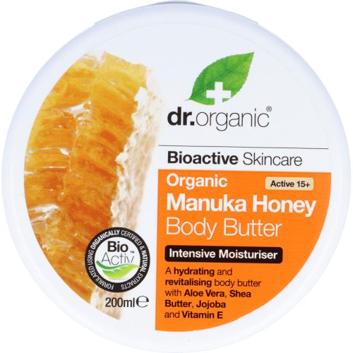 Dr Organic bio MANUKA mézes testápoló vaj 200ml